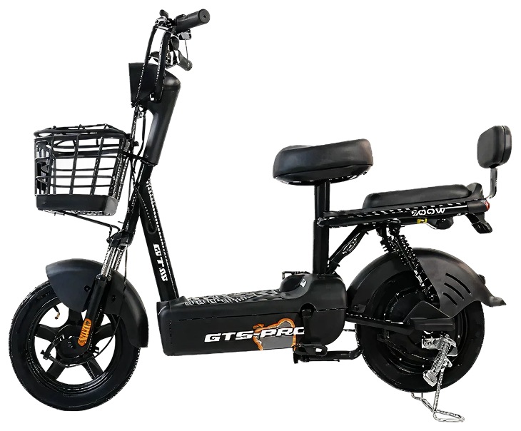 Bicicleta Elétrica Black Fish 500W PRETO